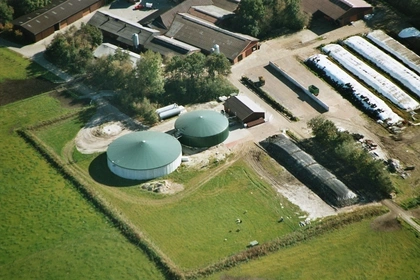 Opslagtanks, Ronde silo's, biogas, biogasinstallatie, CBS Beton