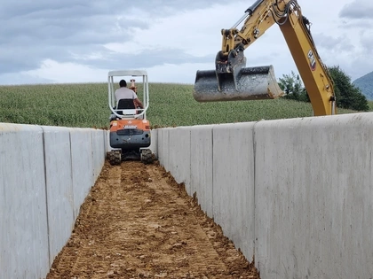 Biogas, Cbs Beton, Frankrijk, Landbouw, agri, l-wanden, u-wanden, sleufsilo 6