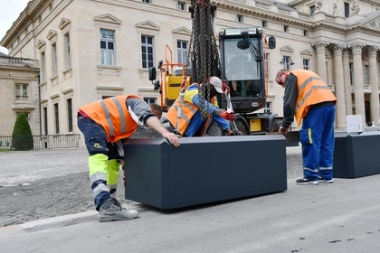 CBS Beton, Veiligheidsblokken, Perimeter beveiliging Wielsbeke, anti-terreur blokken, Wielsbeke Parijs 5