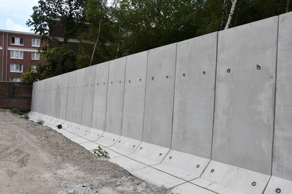 CLXA keermuren, betonnen wanden, L-keermuren, CBS Beton, Wielsbeke