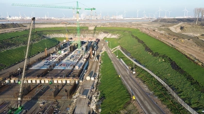 Scheldetunnel, Keerwanden, Moduloblokken, beveiliging