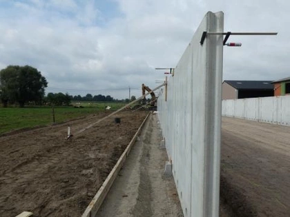 Sleufsilo, wanden landbouw, keerwanden, CBS Beton, Zulte 6