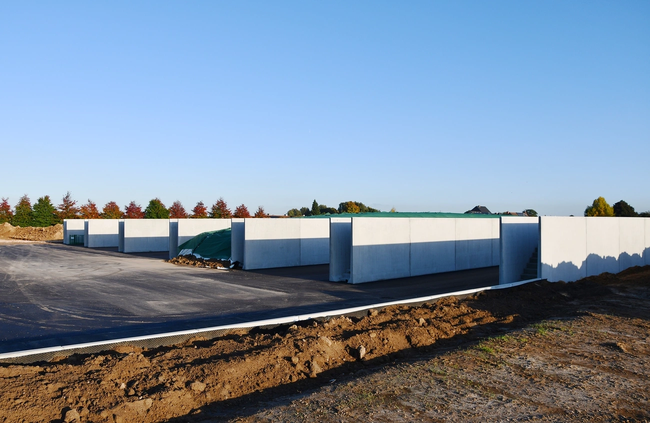 Grootste Sleufsilo in België, Sleufsilomuren, Silo's, landbouw, CBS Beton, Agri, Agriwanden 