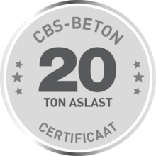 20 Ton aslast certificat