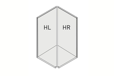 Agri L-wand hoeken 2-delig