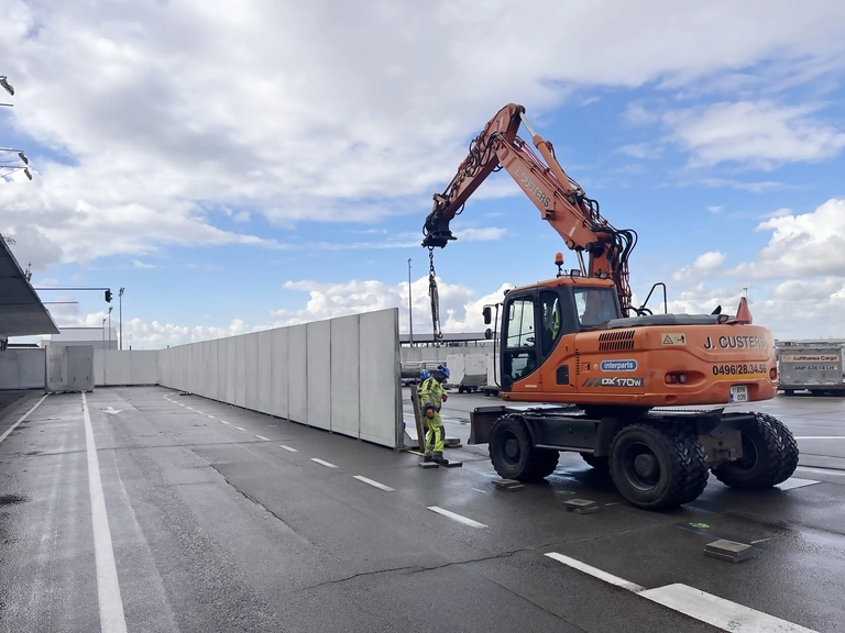 Zaventem, Keerwanden, beveiliging, CLF10GS, CBS Beton, Murs de Soutènement, security, 1